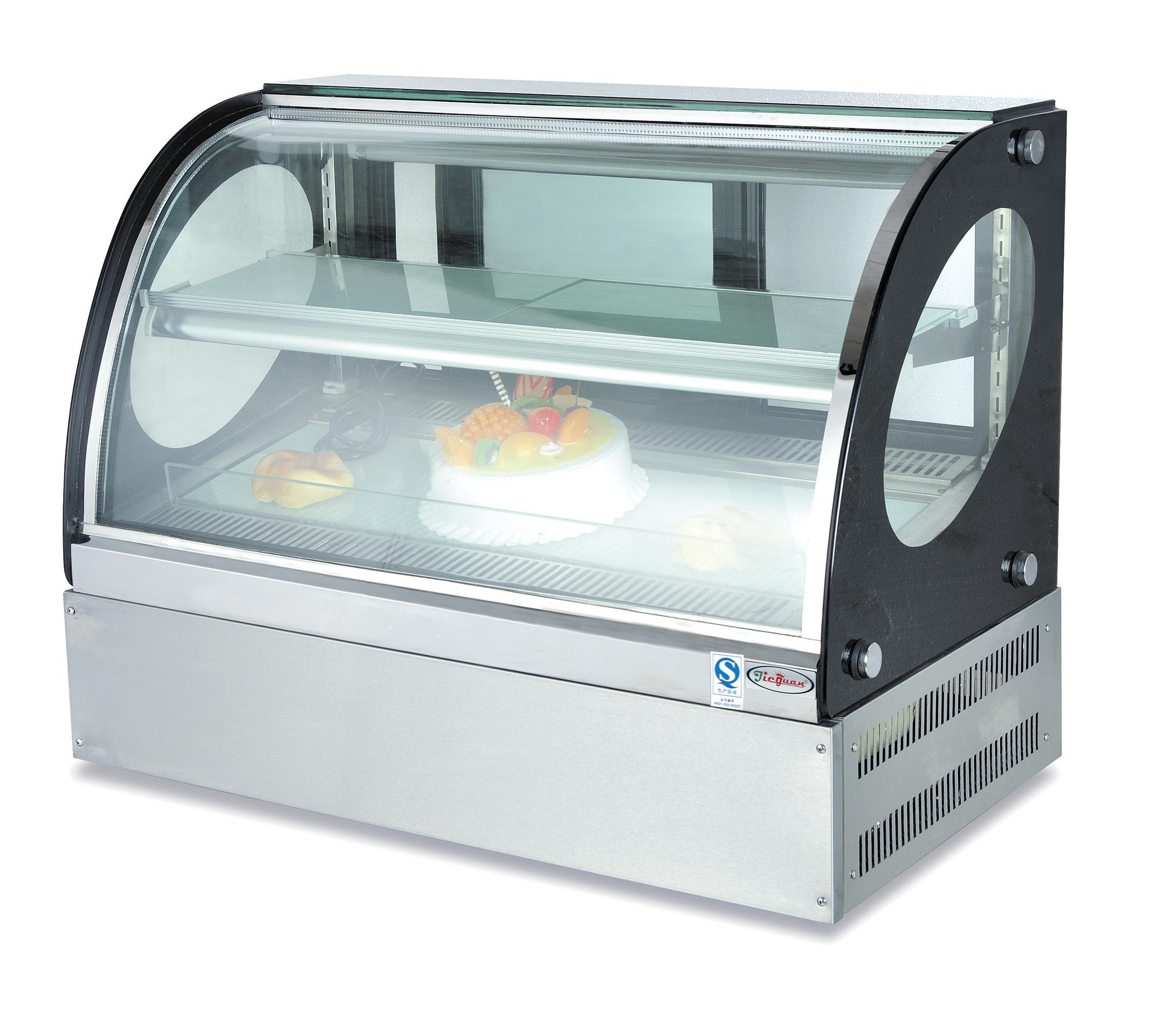 Commercial Kitchen Cabinet - Commercial countertop stainless steel food display