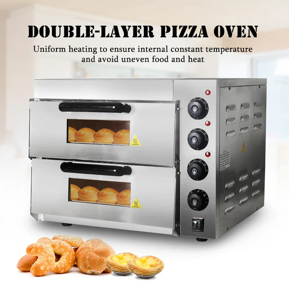 Commercial Kitchen Oven - HomeWise Commercial Double Layer Baking Oven