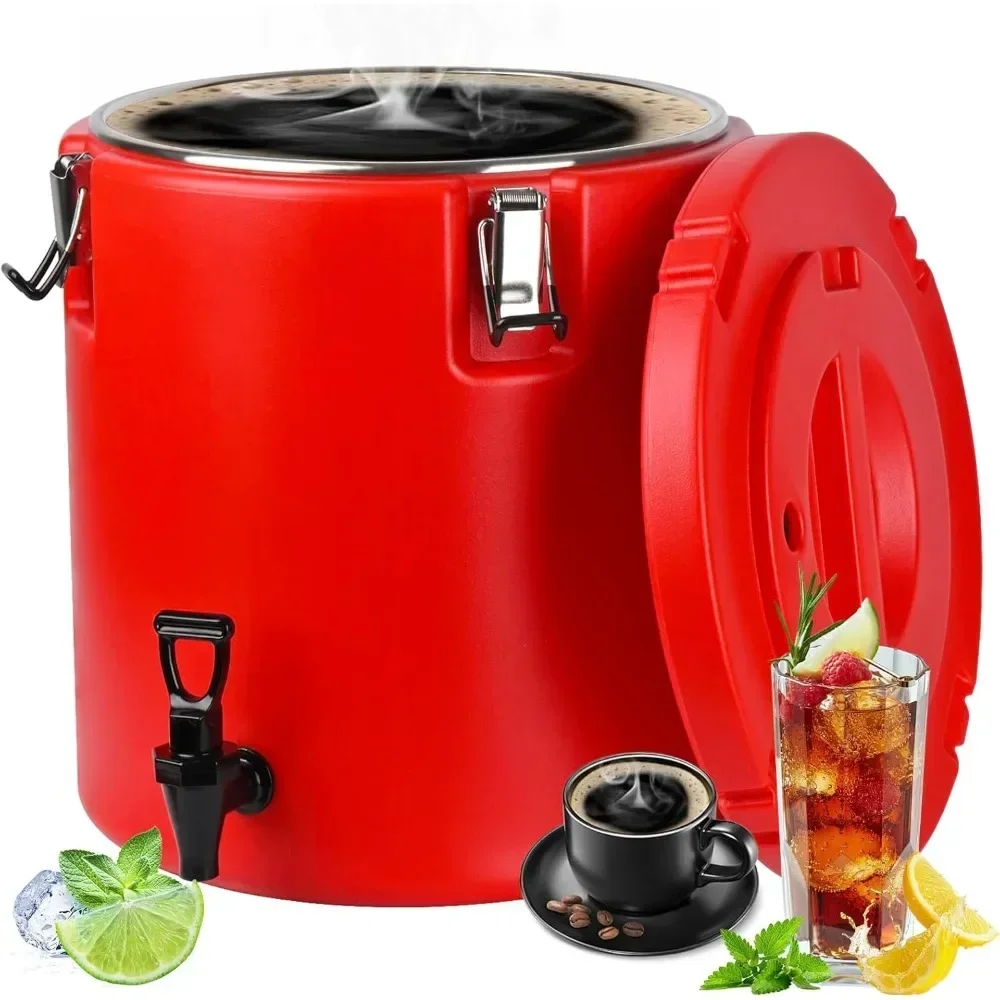 Cold Drink Dispenser - 8 gal insulated beverage dispenser, commercial