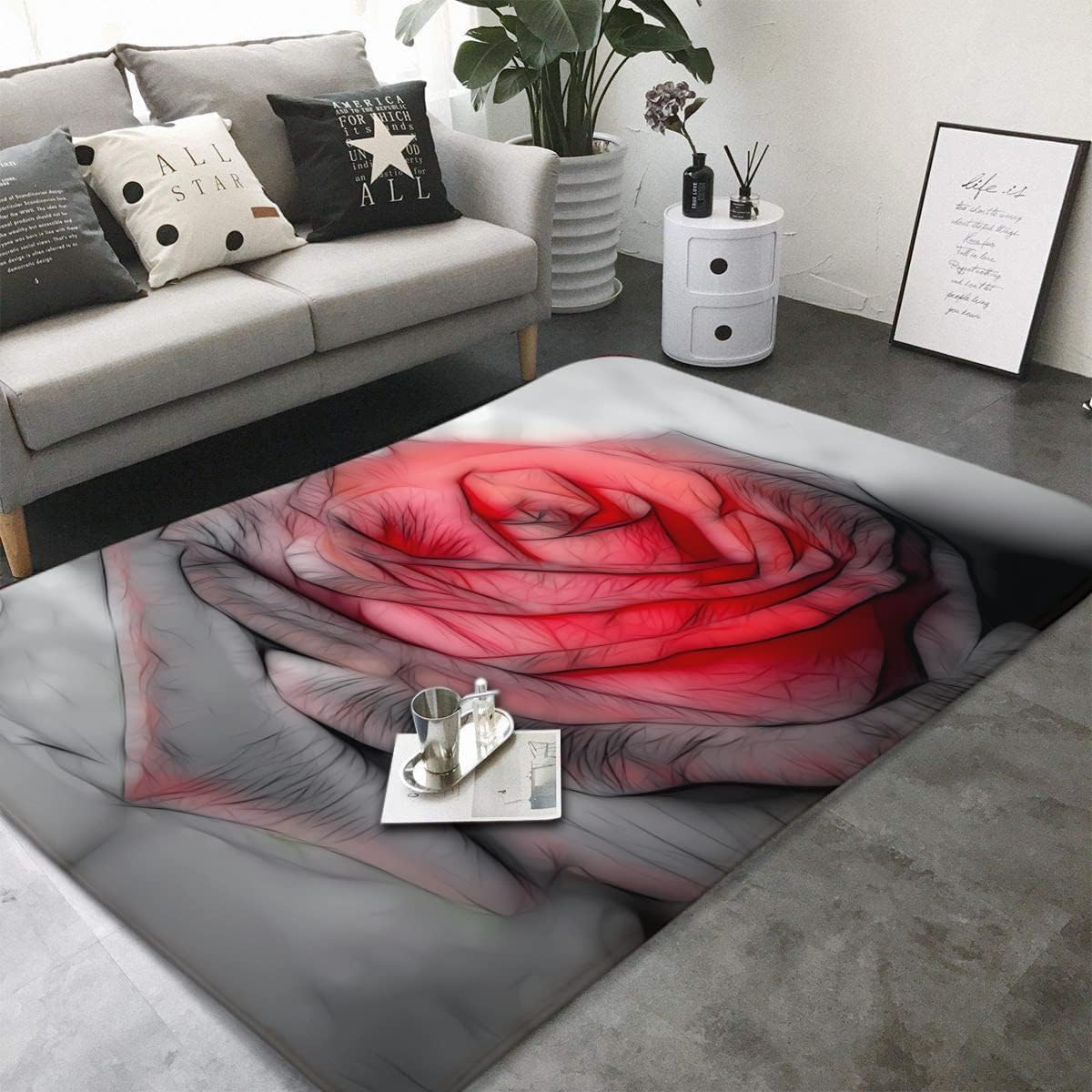Blue Rose Flower on Black Back - Commercial Kitchen Background ulasan dan harga