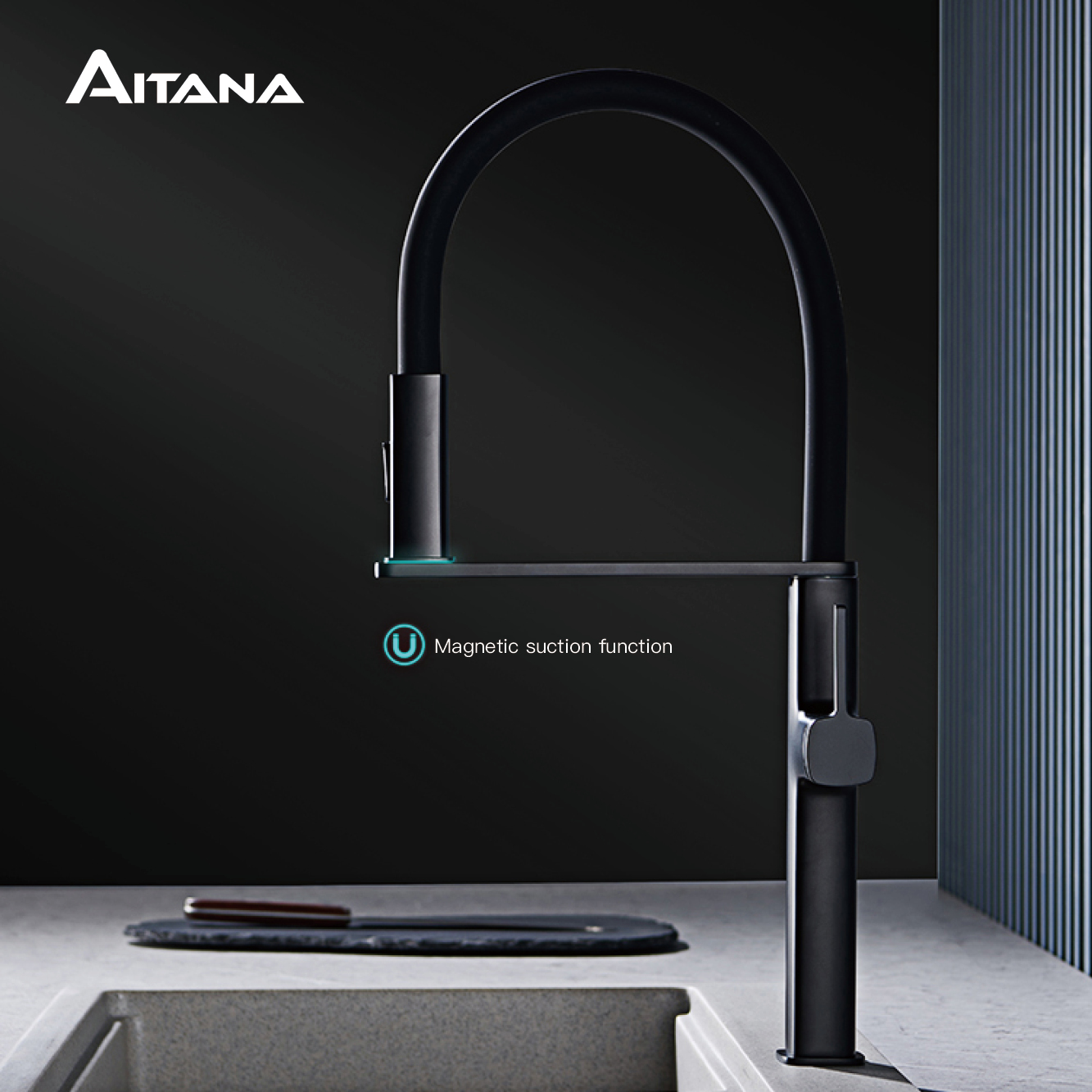 Luxury black brass kitchen fau - Commercial Kitchen Faucet ulasan dan harga