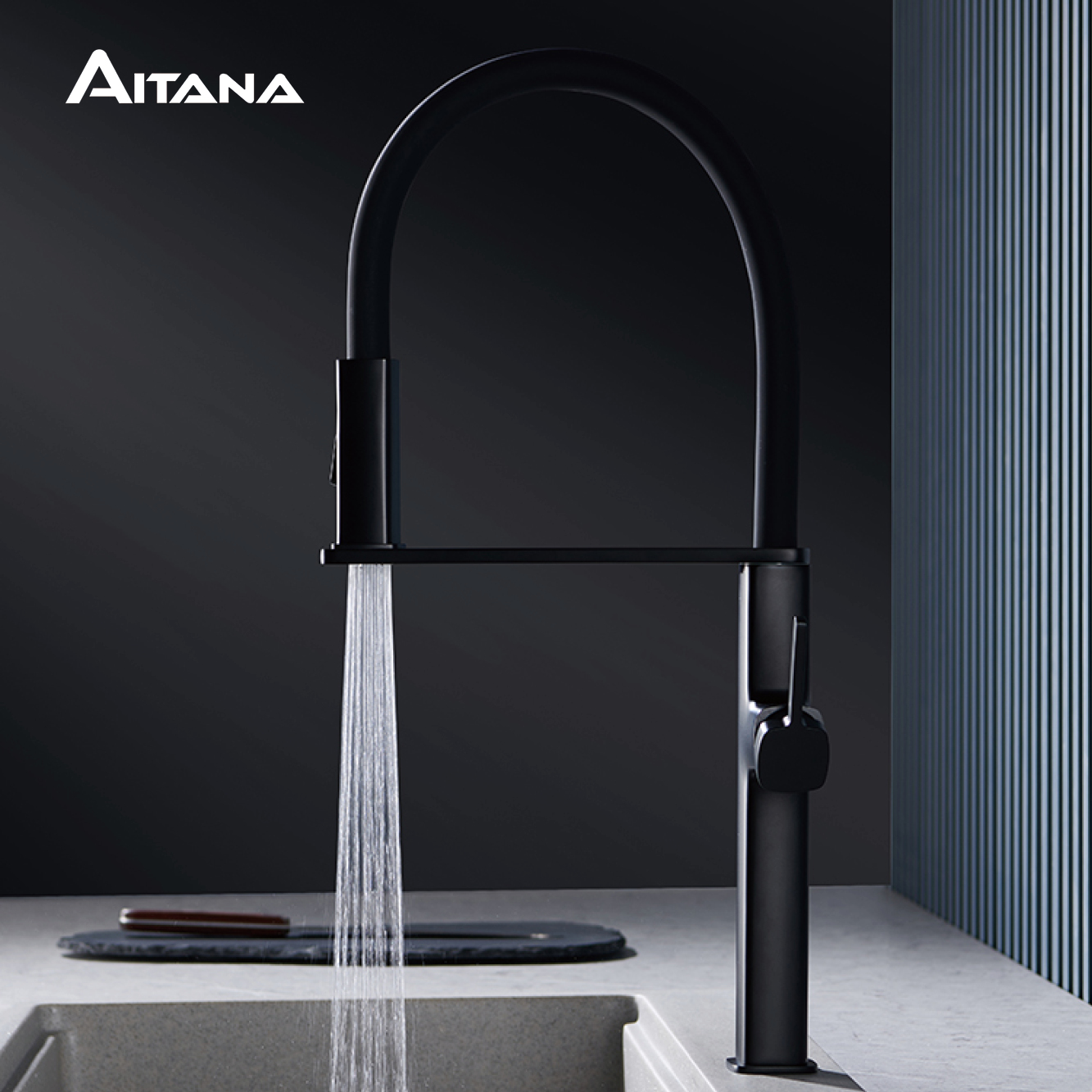 Luxury black brass kitchen fau - Commercial Kitchen Faucet ulasan dan harga