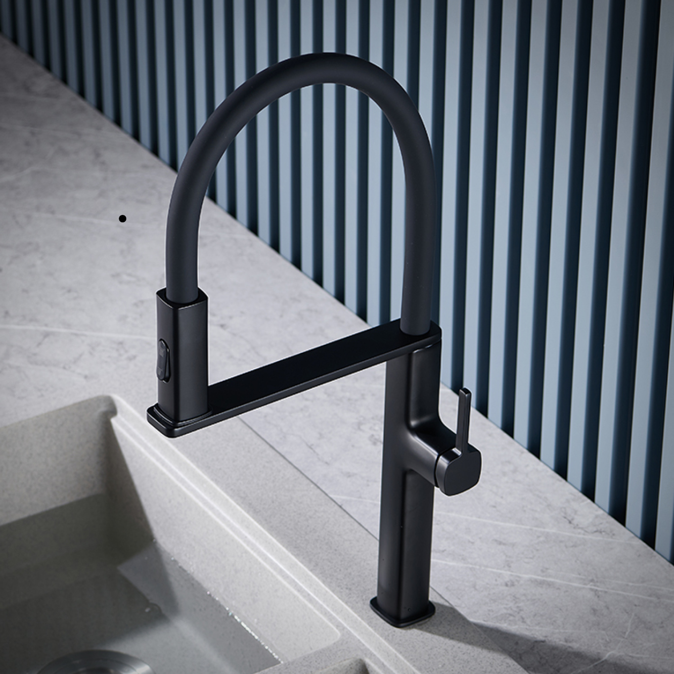 Luxury black brass kitchen fau - Commercial Kitchen Faucet ulasan dan harga