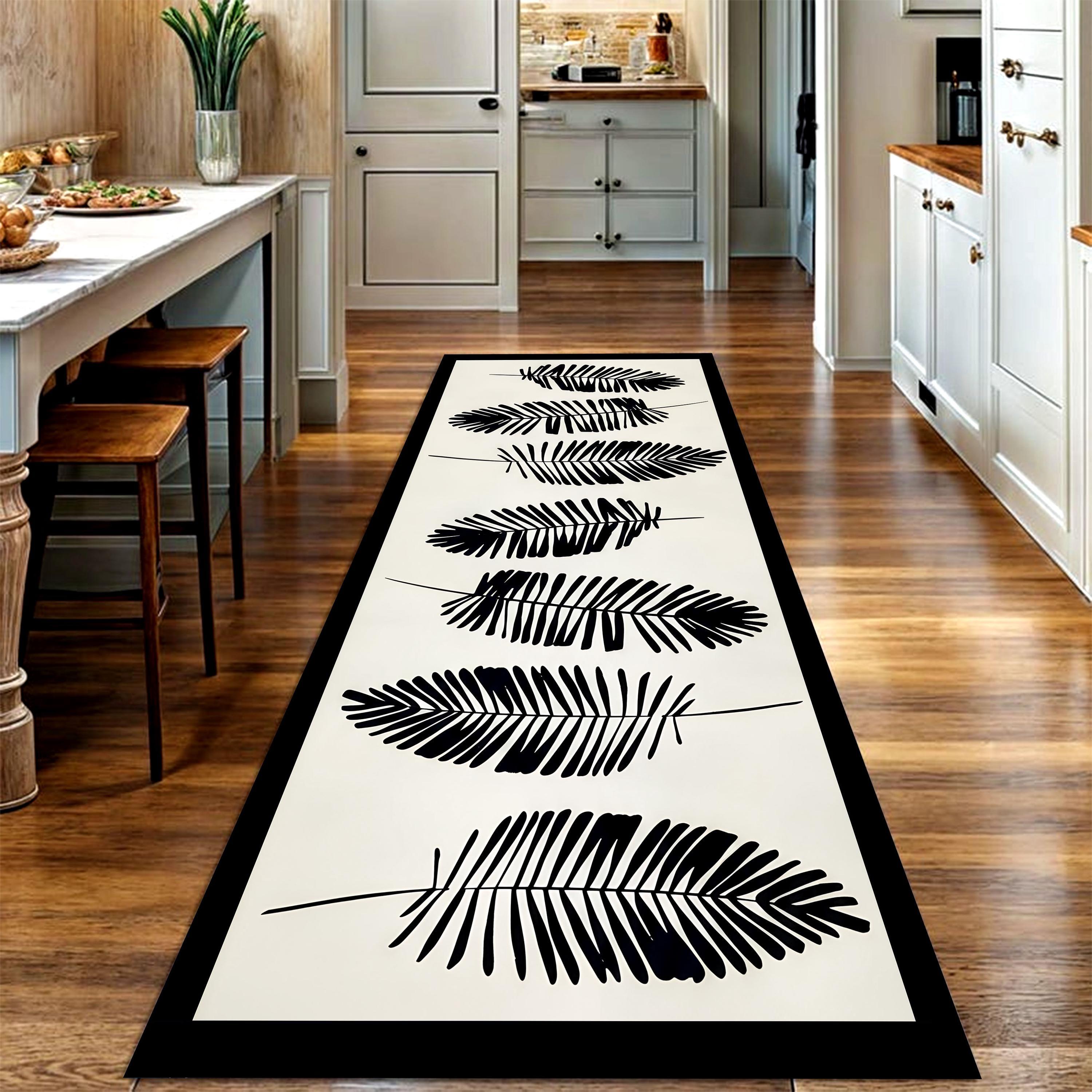 Black White Geometric Curve Lo - Commercial Kitchen Layout Design ulasan dan harga