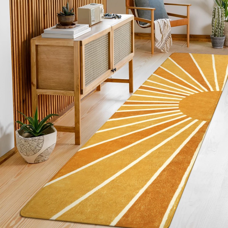 Mediterranean Floral Runner Ru - Commercial Kitchen Background ulasan dan harga