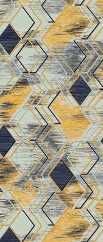 Mediterranean Floral Runner Ru - Commercial Kitchen Background ulasan dan harga