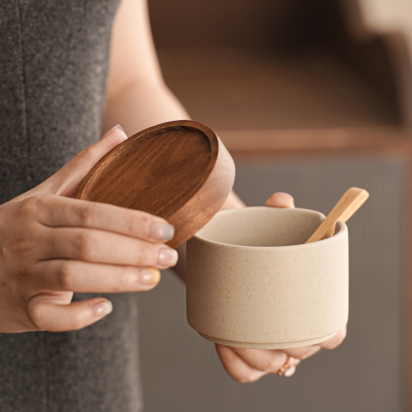 New Ceramic Spice Jar Set Japa - Commercial Kitchen Japanese ulasan dan harga