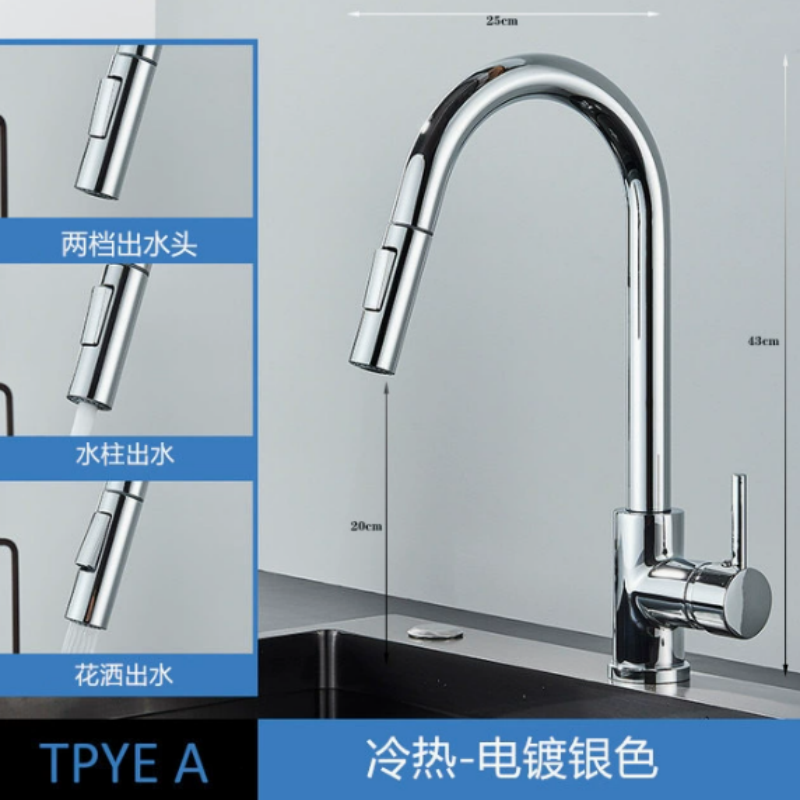 Modern Matte Black Kitchen Fau - Commercial Kitchen Faucet ulasan dan harga