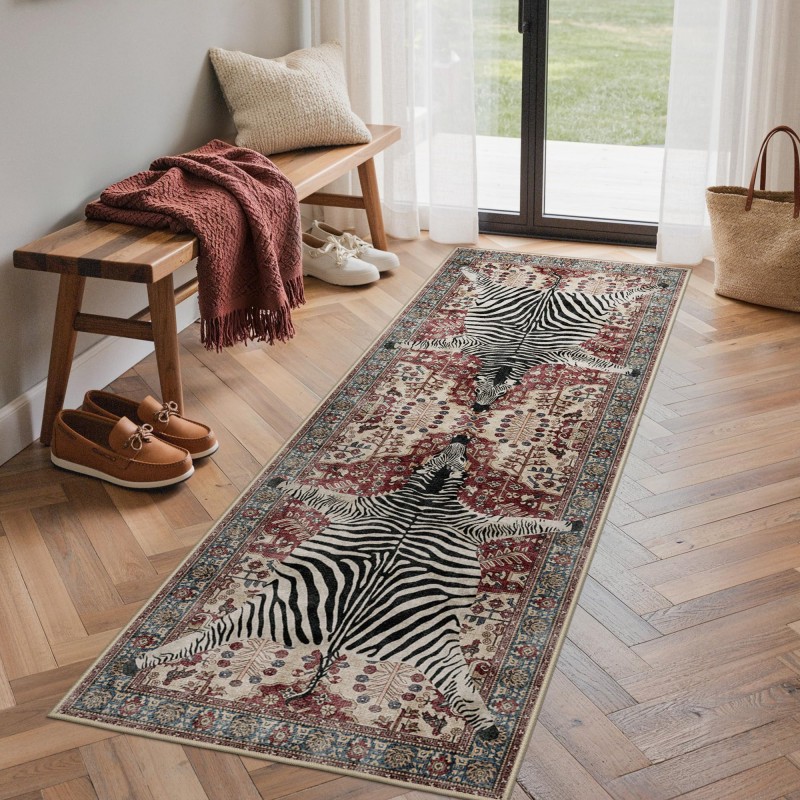 Persian Floral Runner Rug Beig - Commercial Kitchen Background ulasan dan harga