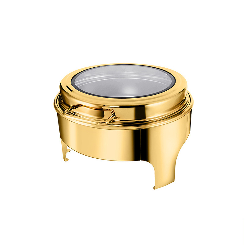 Gold 6L Stainless Steel Round  - Bain Marie Food Warmer ulasan dan harga
