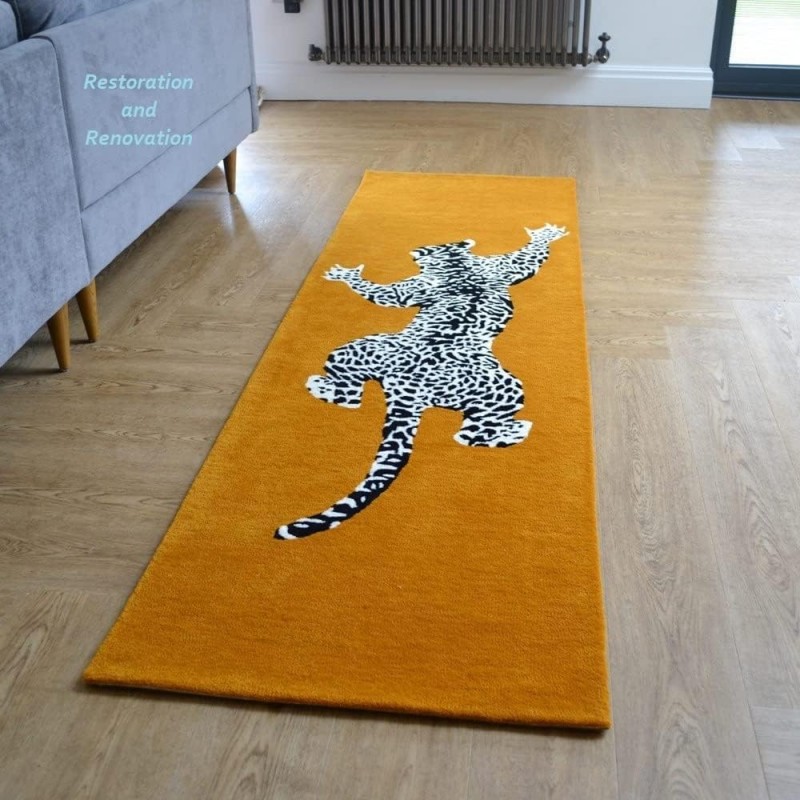 American Retro Runner Rug Oran - Commercial Kitchen Background ulasan dan harga