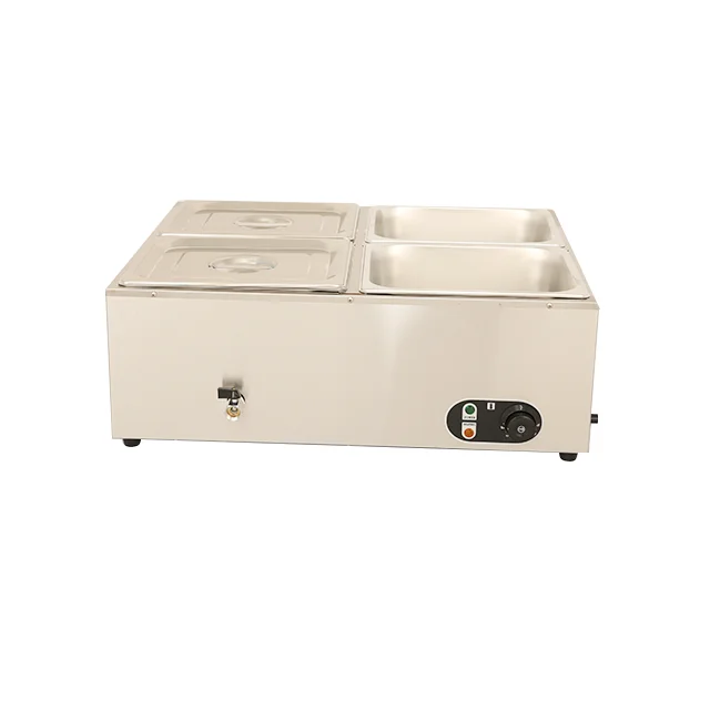 #4-pots Bain Marie commercial  - Bain Marie Food Warmer ulasan dan harga
