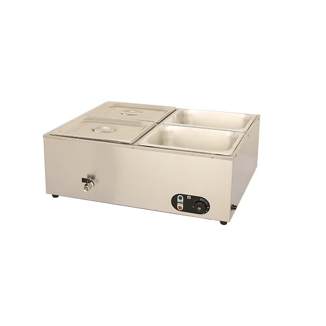 #4-pots Bain Marie commercial  - Bain Marie Food Warmer ulasan dan harga