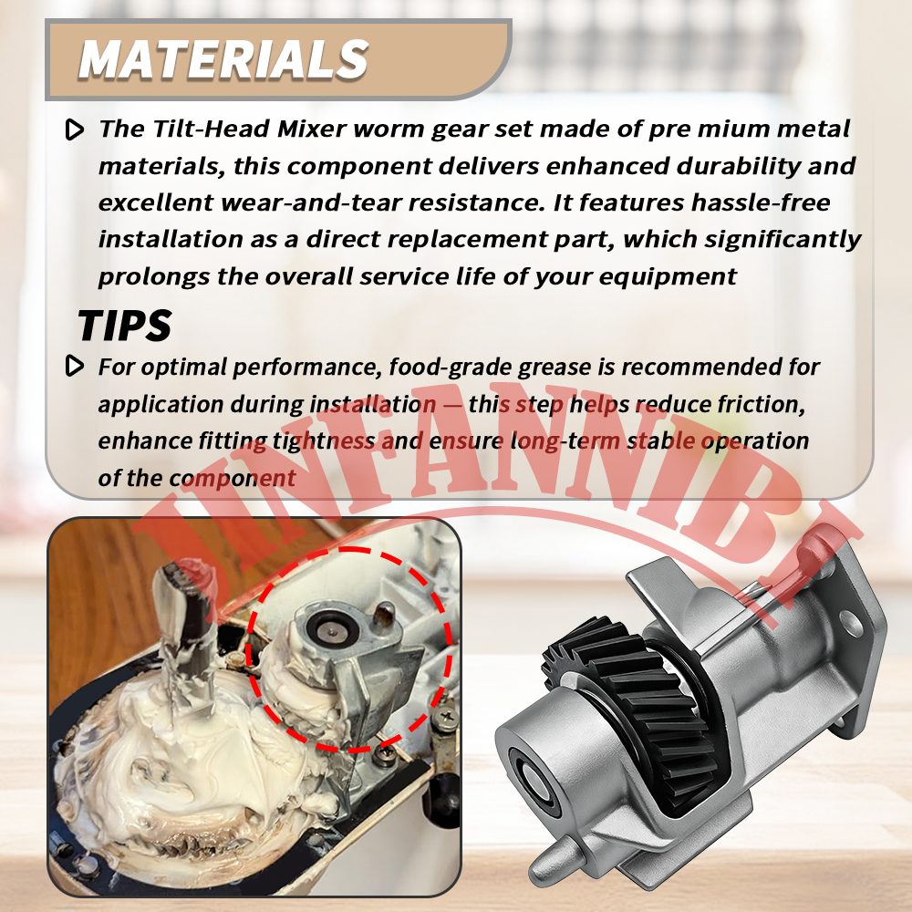 Worm Gear Assembly WP240309-2  - Commercial Kitchen Juicer ulasan dan harga