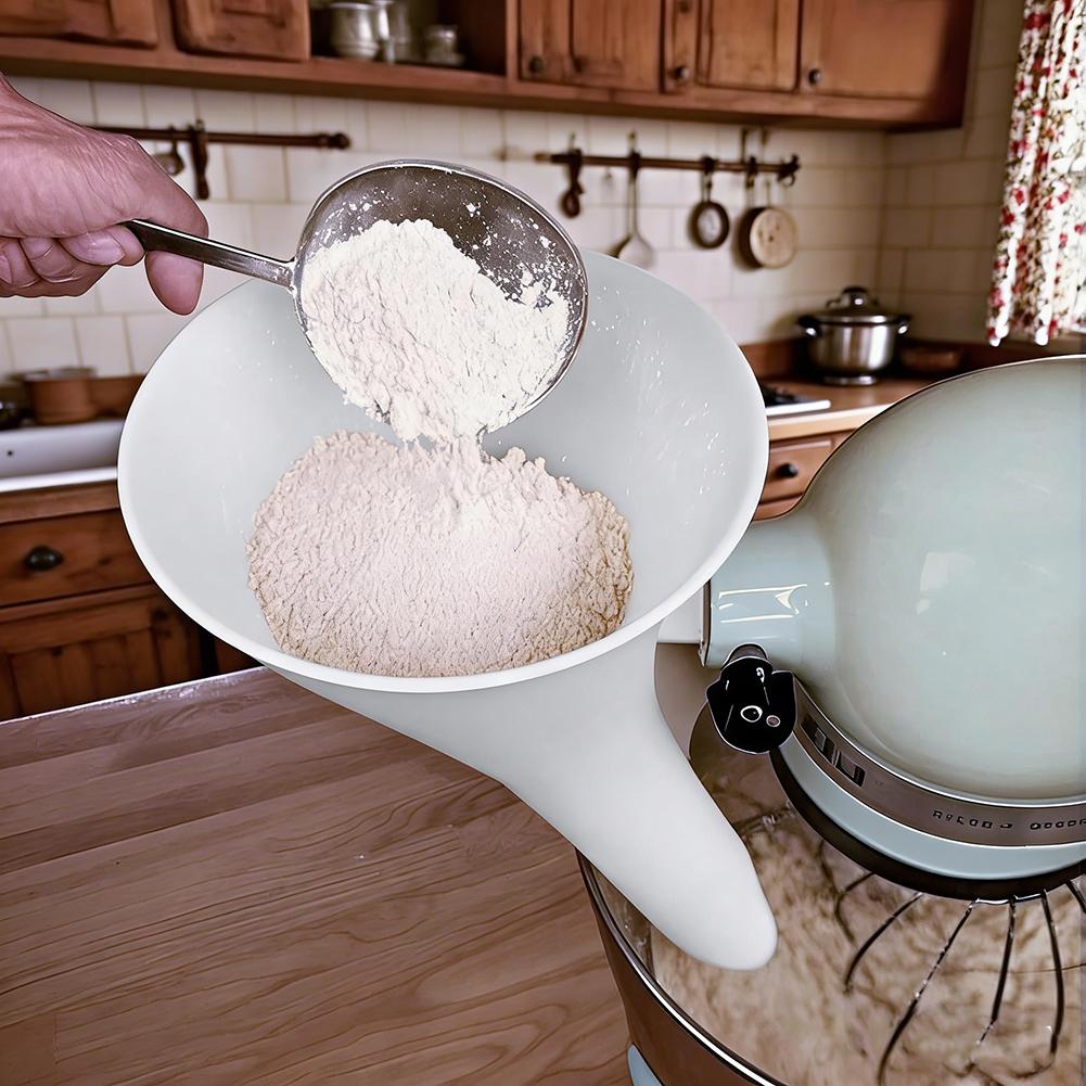 Spill Proof Flour Funnel for 5 - Commercial Kitchen Juicer ulasan dan harga