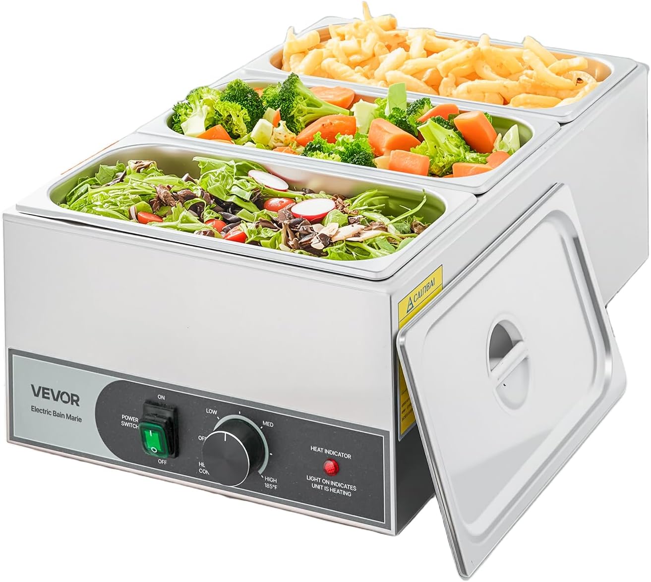 1200W Electric Stainless Steel - Bain Marie Food Warmer ulasan dan harga