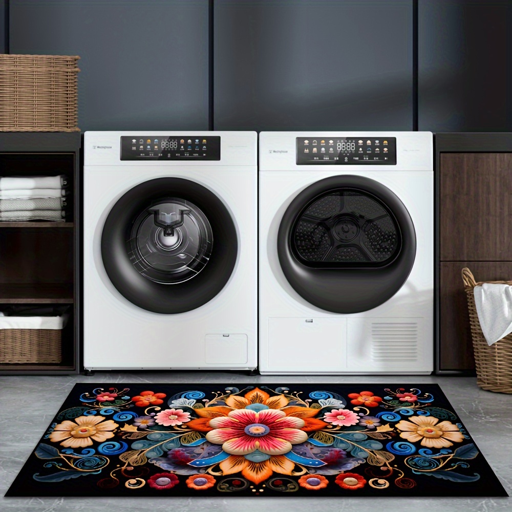 2D Printing Retro Floral Patte - Commercial Kitchen Background ulasan dan harga