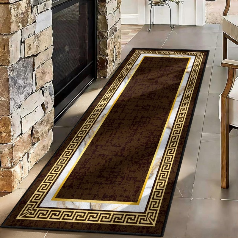 Abstract Art Runner Rug Blue Y - Commercial Kitchen Floor ulasan dan harga