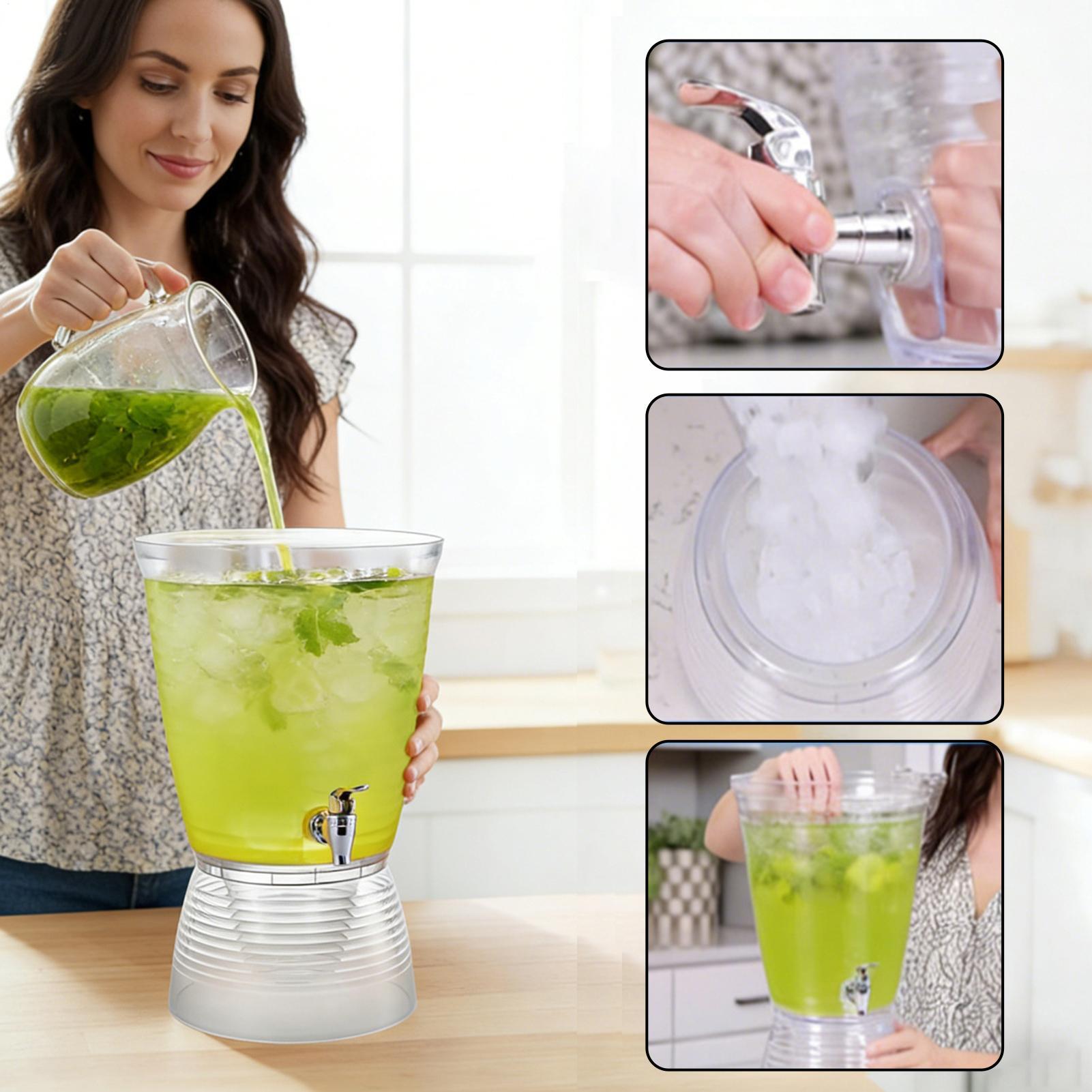 Lemonade Dispenser 6L Beverage - Cold Drink Dispenser ulasan dan harga