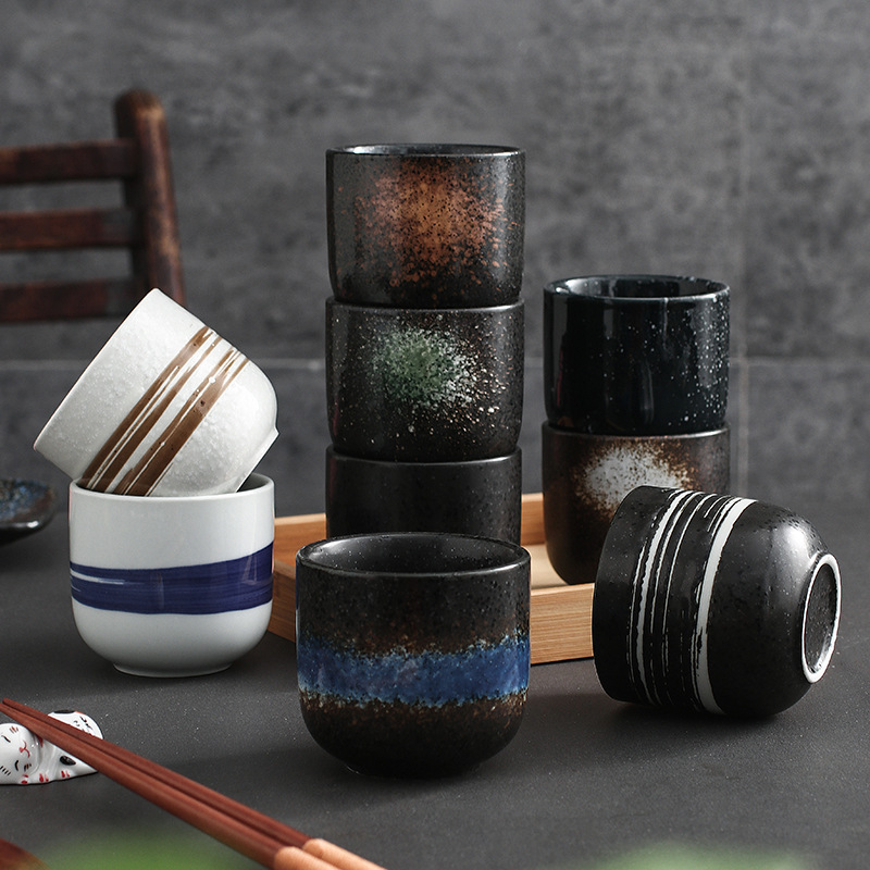 200ml Japanese Ceramic Mugs Re - Commercial Kitchen Japanese ulasan dan harga