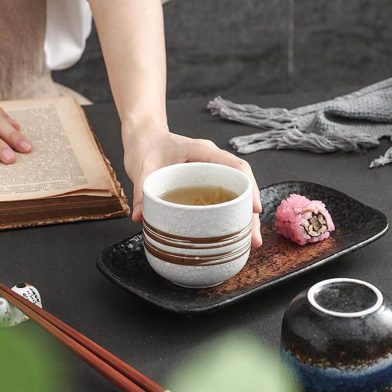 200ml Japanese Ceramic Mugs Re - Commercial Kitchen Japanese ulasan dan harga