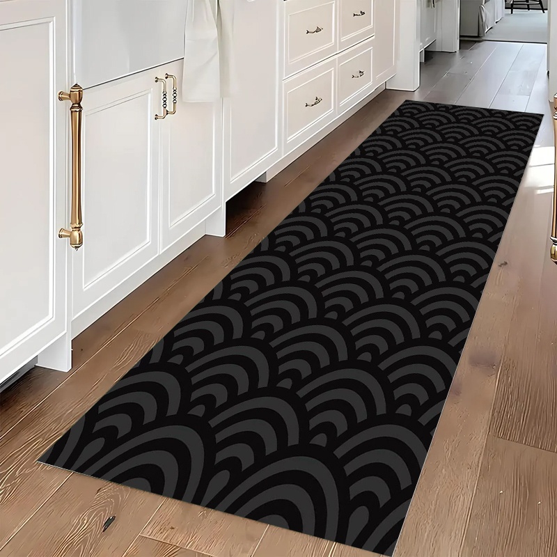 Red Japanese Wave Runner Rug A - Commercial Kitchen Japanese ulasan dan harga