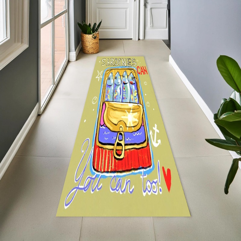 Retro Canned Sardine Long Runn - Commercial Kitchen Floor ulasan dan harga