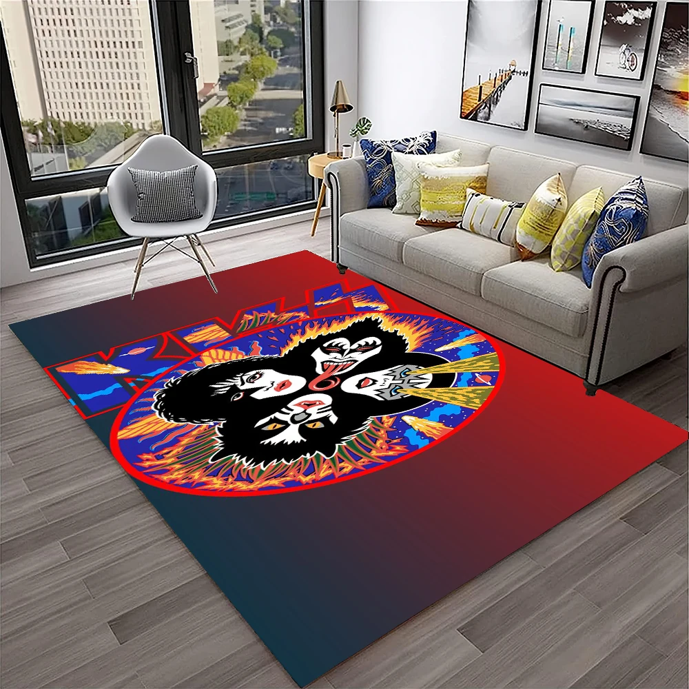 Retro KISS Rock Band Carpet Ru - Commercial Kitchen Floor ulasan dan harga