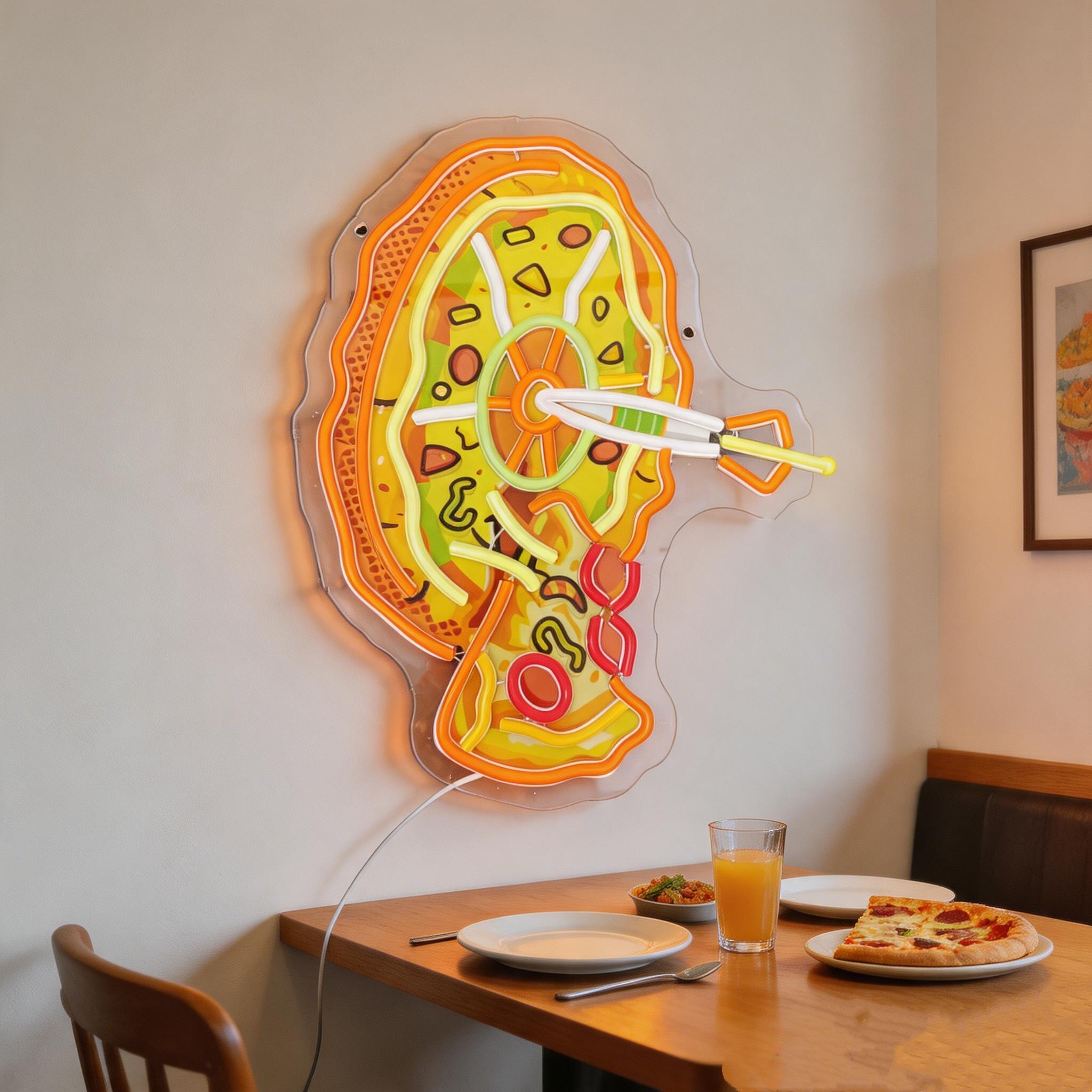 Ramen Cat Neon Sign Cat Noodle - Commercial Kitchen Japanese ulasan dan harga