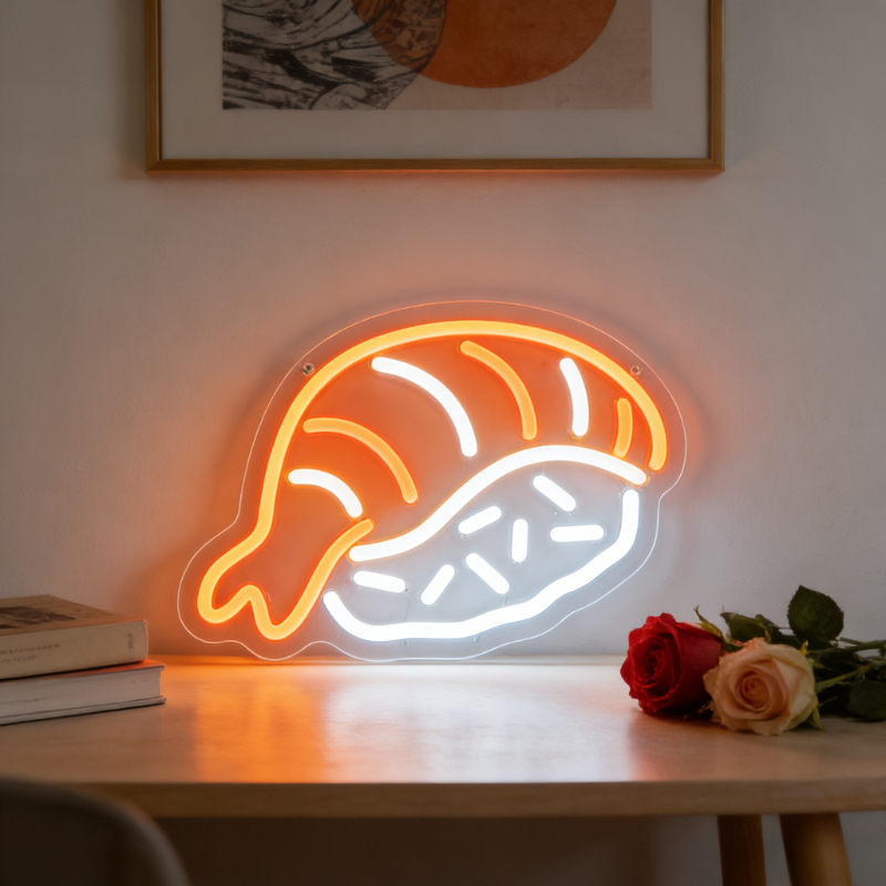 Sushi Shaped Orange White LED  - Commercial Kitchen Japanese ulasan dan harga