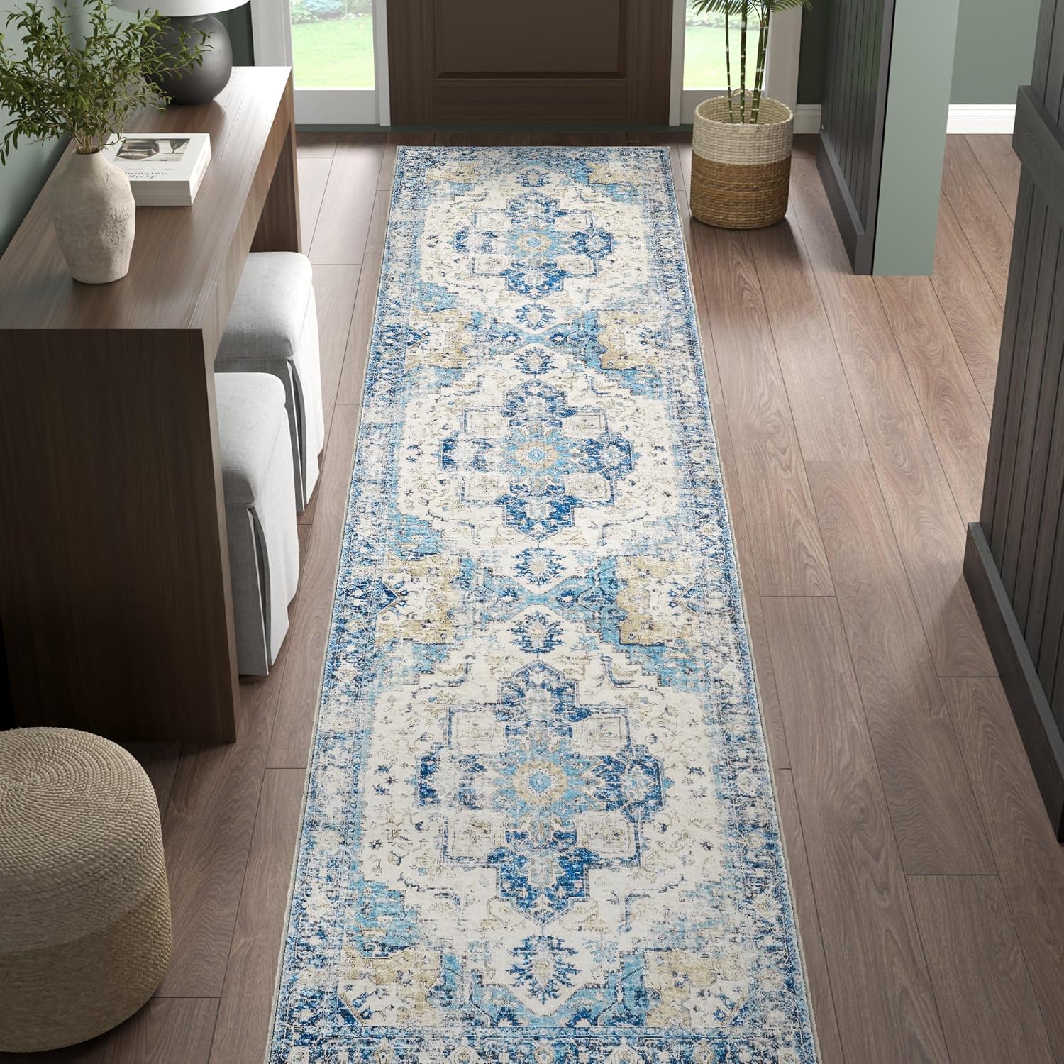 VIKAMA Bohemian Runner Rug Ant - Commercial Kitchen Floor ulasan dan harga