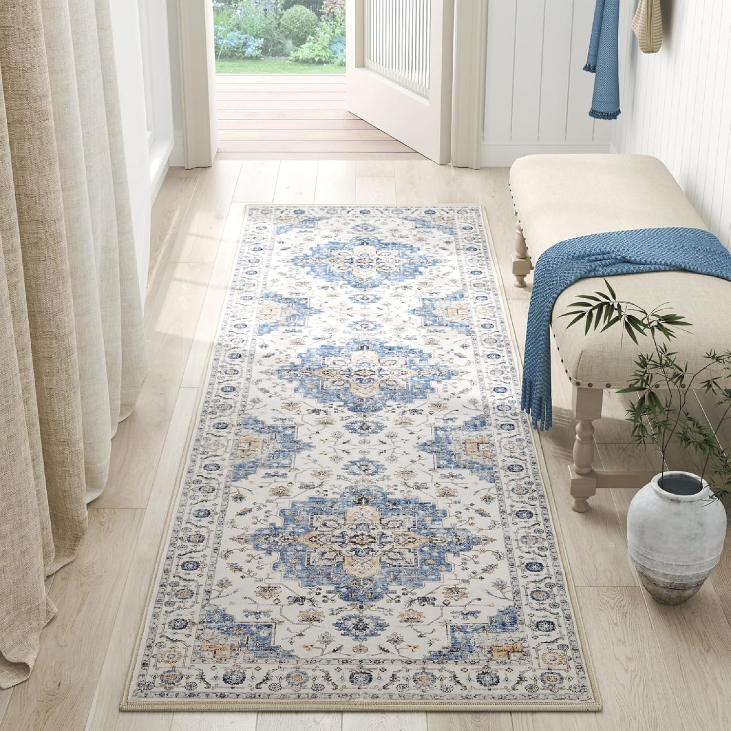 VIKAMA Bohemian Runner Rug Ant - Commercial Kitchen Floor ulasan dan harga