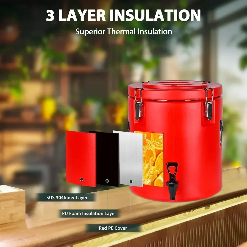8 gal insulated beverage dispe - Cold Drink Dispenser ulasan dan harga