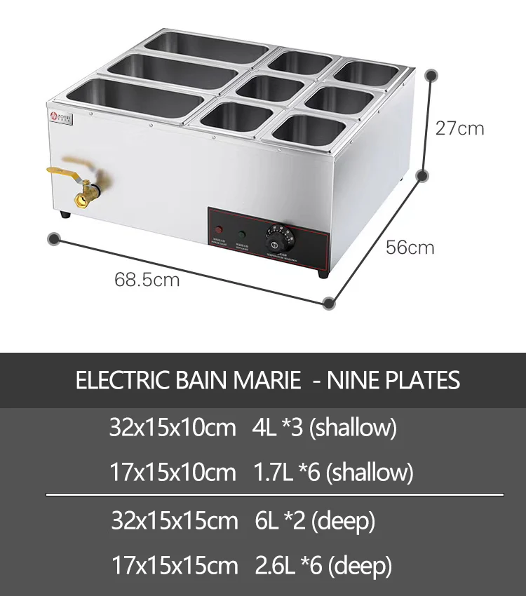-Hotel Restaurant Chaffing Dis - Bain Marie Food Warmer ulasan dan harga