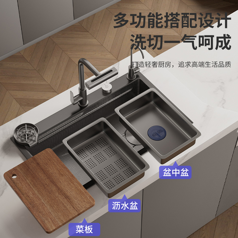 Thickened 304 Stainless Steel  - Commercial Kitchen Dishwasher ulasan dan harga