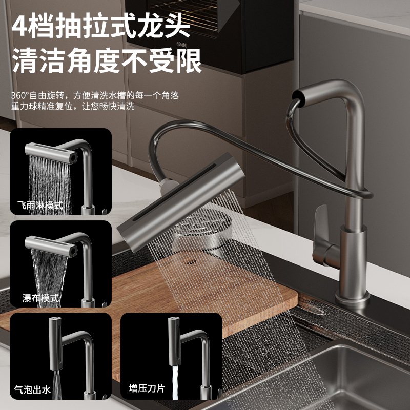 Thickened 304 Stainless Steel  - Commercial Kitchen Dishwasher ulasan dan harga