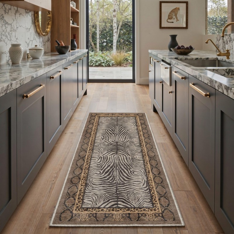 Mushroom Butterfly Runner Rug  - Commercial Kitchen Background ulasan dan harga