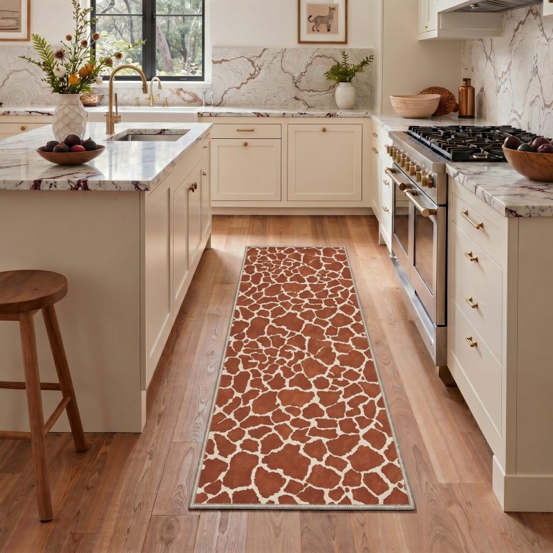 Mushroom Butterfly Runner Rug  - Commercial Kitchen Background ulasan dan harga