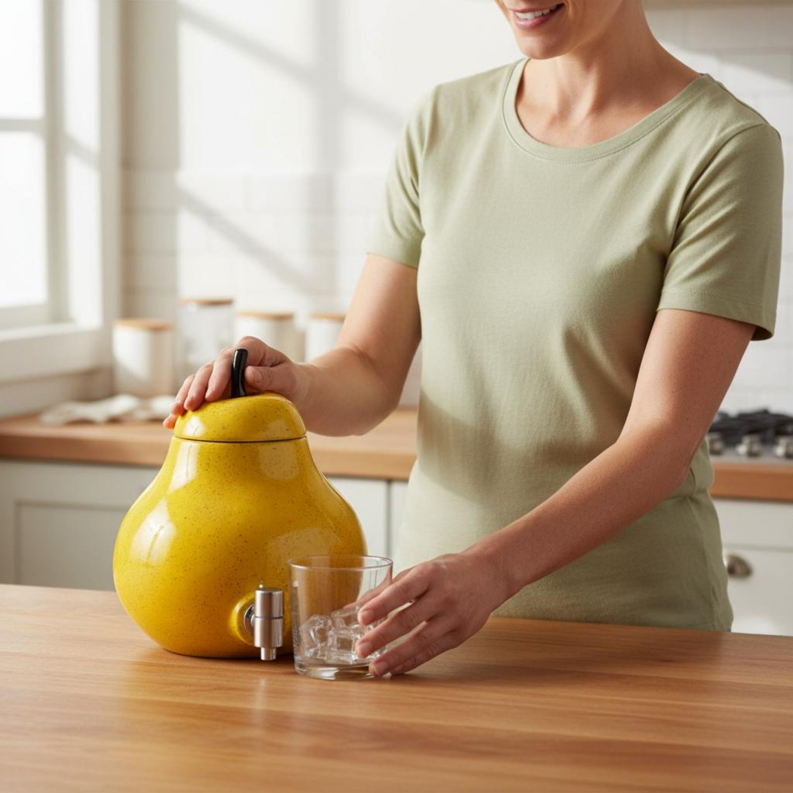 Pear Shaped Beverage Dispenser - Cold Drink Dispenser ulasan dan harga