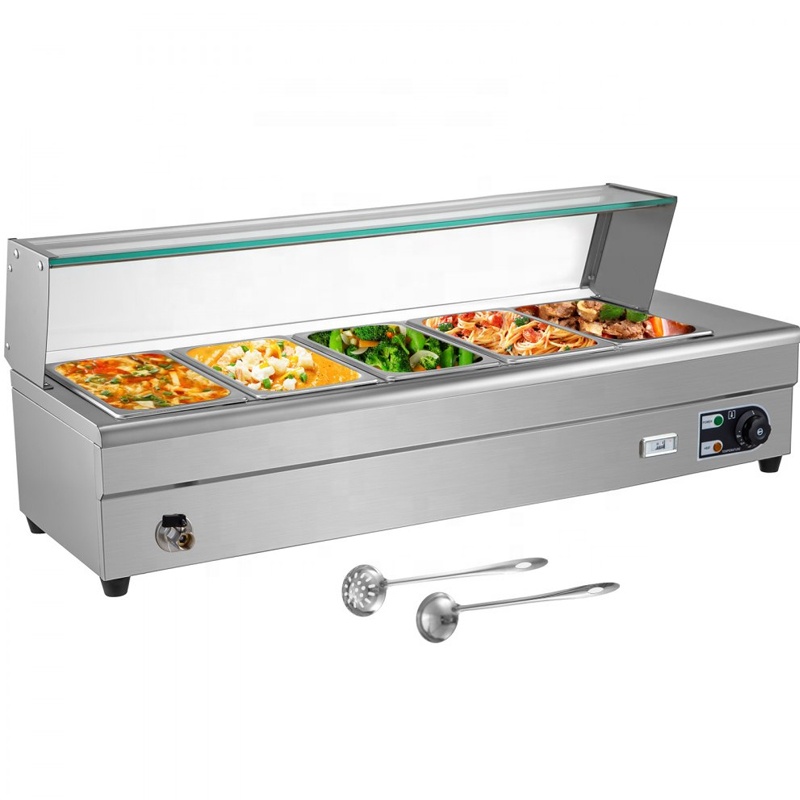 Pans Electric Industrial Table - Bain Marie Food Warmer ulasan dan harga