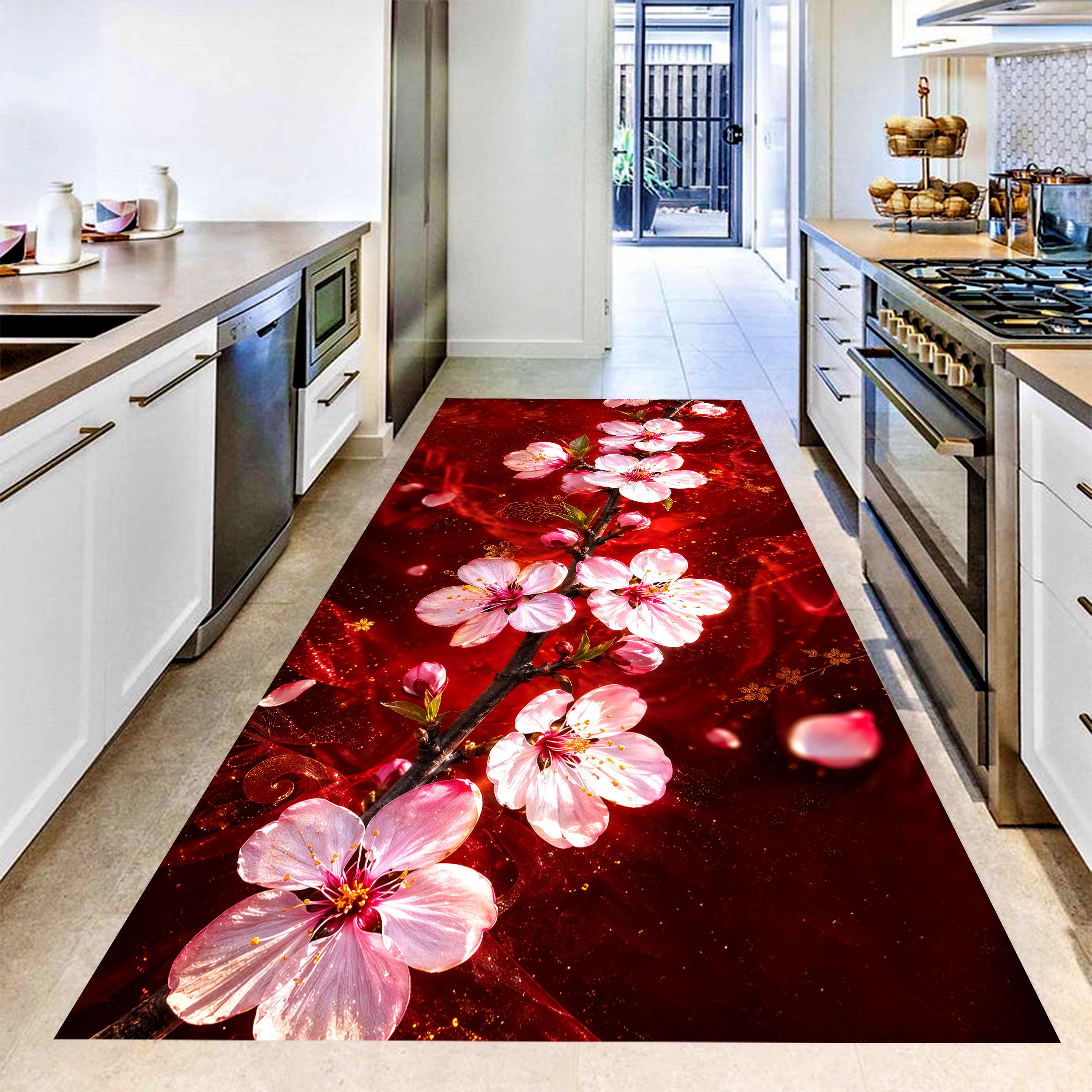 Oil Painting Pink Petal Floral - Commercial Kitchen Layout Design ulasan dan harga