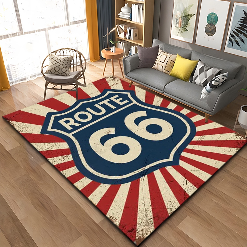 Historic Route 66 Pattern Rug  - Commercial Kitchen Floor ulasan dan harga
