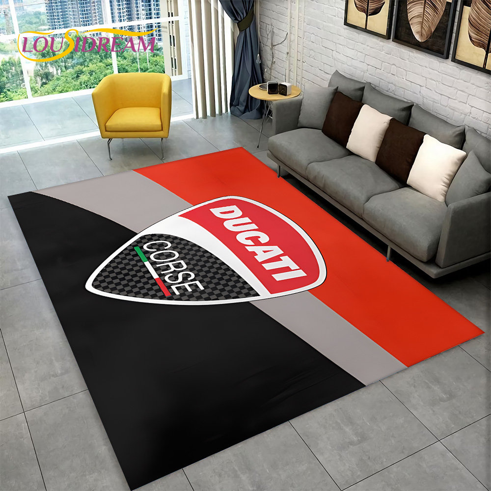 3D D-Ducati Pattern Area Rug L - Commercial Kitchen Floor ulasan dan harga