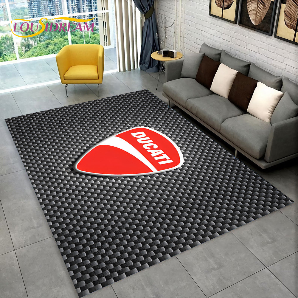 3D D-Ducati Pattern Area Rug L - Commercial Kitchen Floor ulasan dan harga