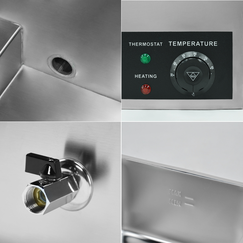Stainless Steel Electric Food  - Bain Marie Food Warmer ulasan dan harga