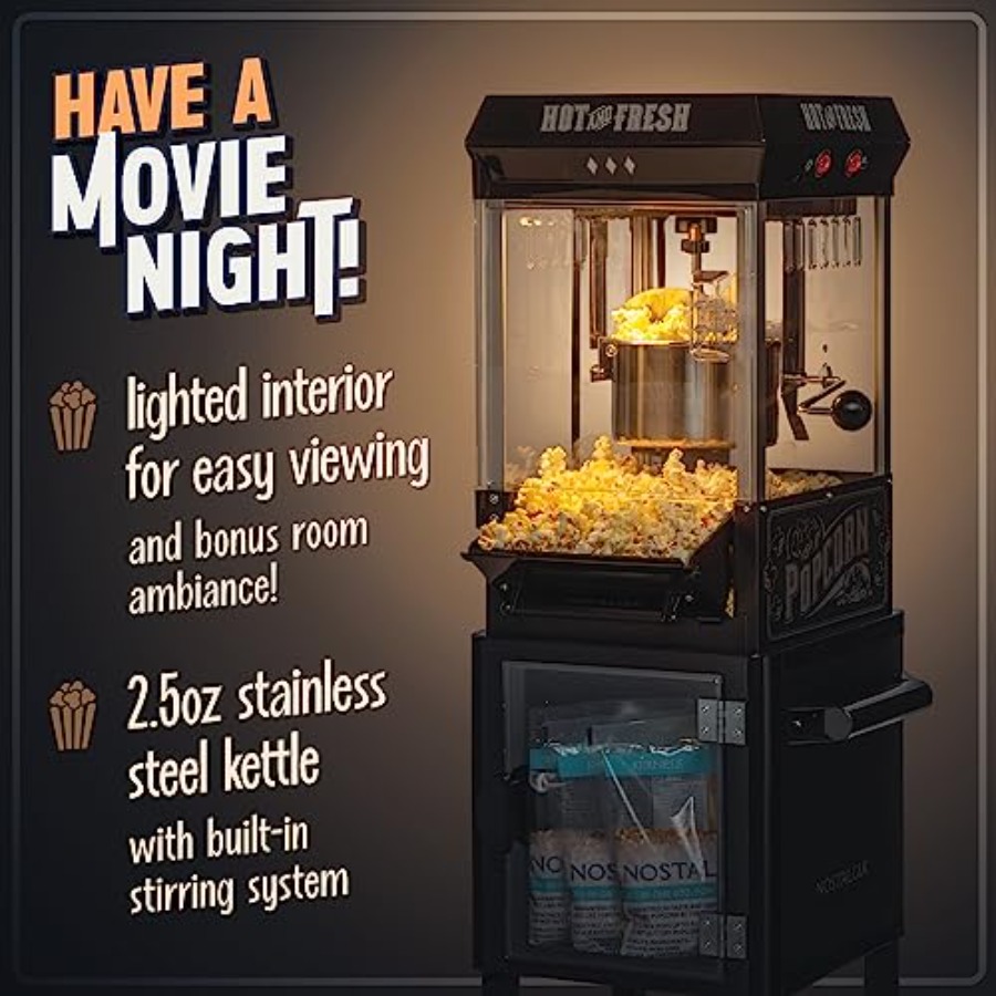 Popcorn Maker Machine Professi - Commercial Popcorn Machine ulasan dan harga