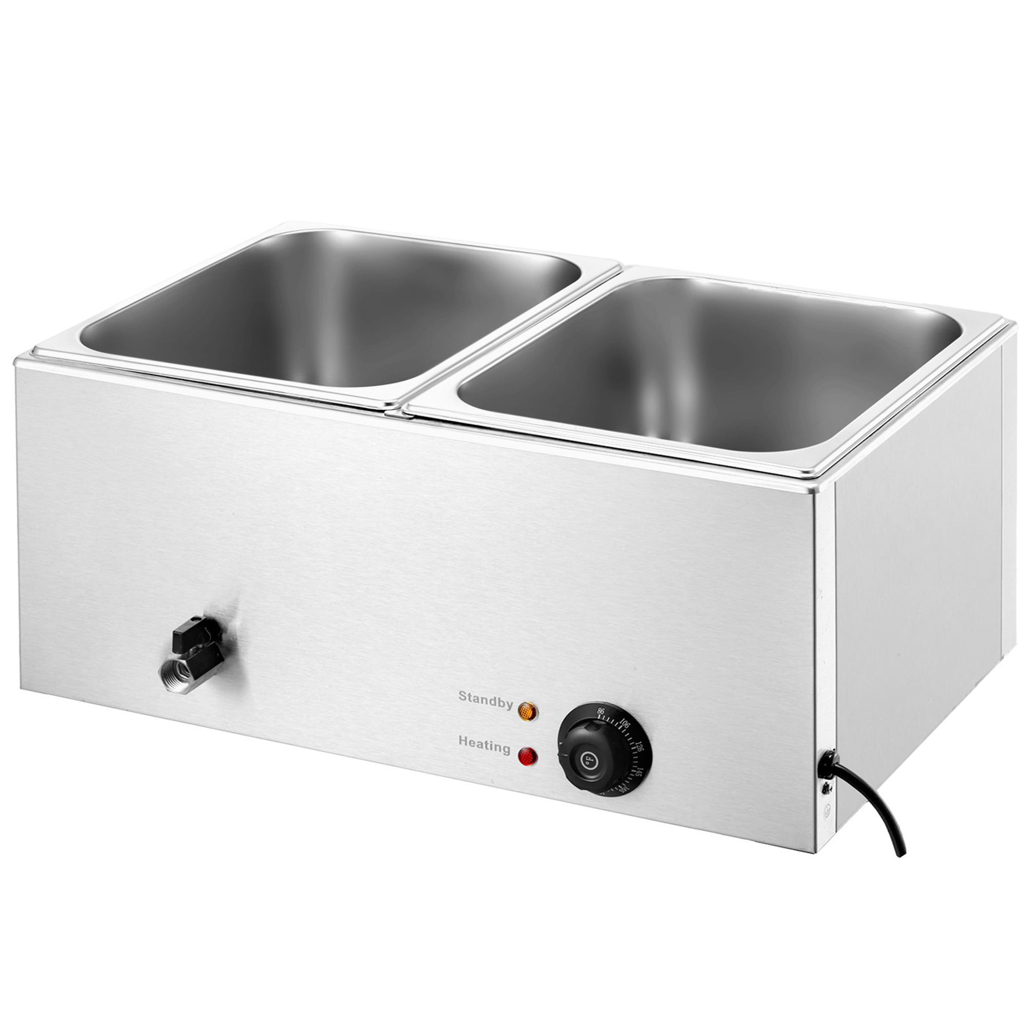 Stainless Steel Electric Bain  - Bain Marie Food Warmer ulasan dan harga