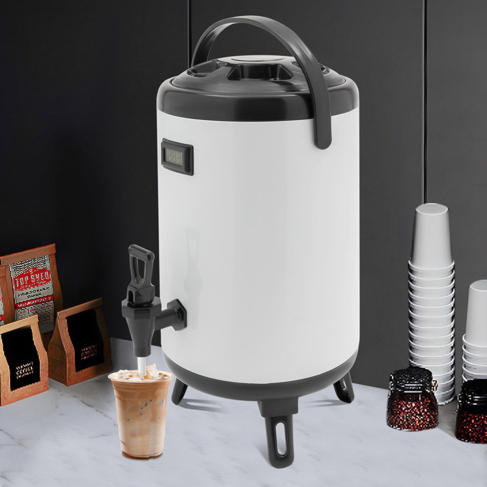 Stainless Steel Insulated Beve - Cold Drink Dispenser ulasan dan harga