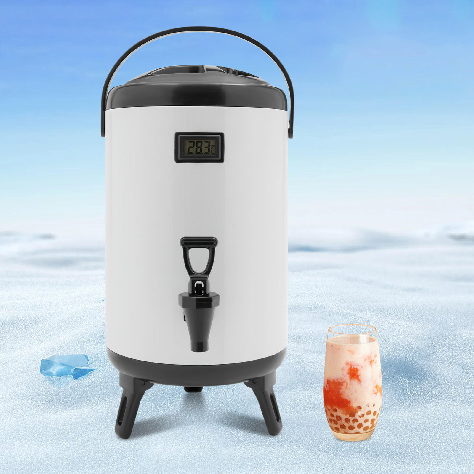 Stainless Steel Insulated Beve - Cold Drink Dispenser ulasan dan harga