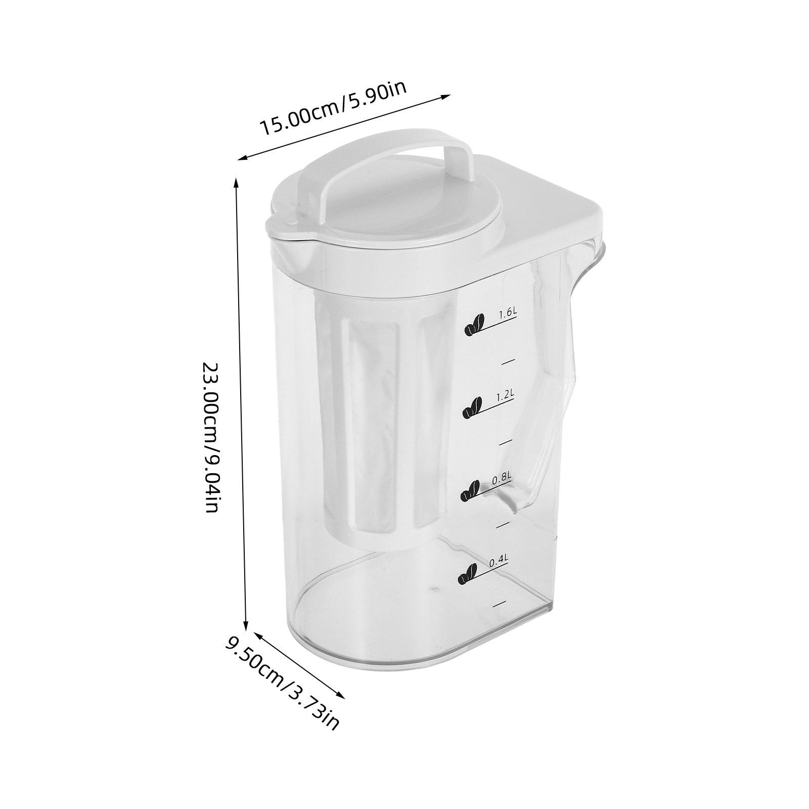 Plastic Cold Brew Coffee Pitch - Cold Drink Dispenser ulasan dan harga